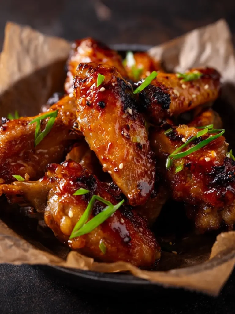 Honey Garlic Chicken Wings First Image