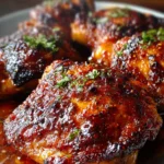 Low Carb BBQ Chicken Thighs First Image