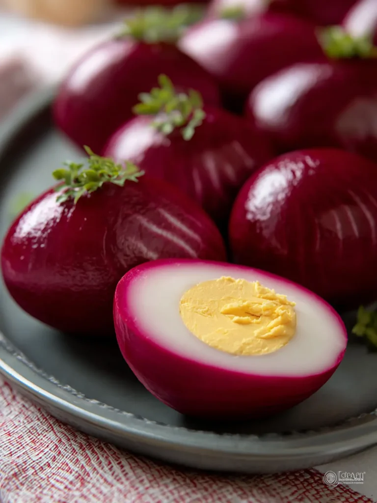 Red Beet Pickled Eggs First Image