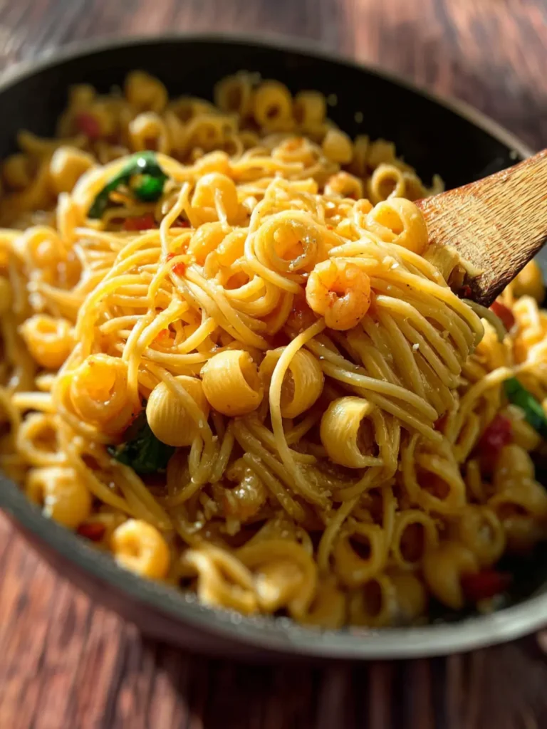 Asian Italian buttered noodles First Image
