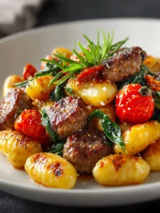 Beef Sausage Gnocchi First Image