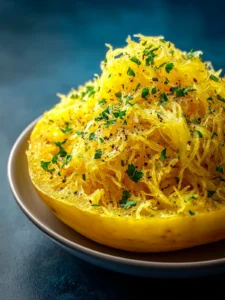 Garlic Butter Spaghetti Squash First Image