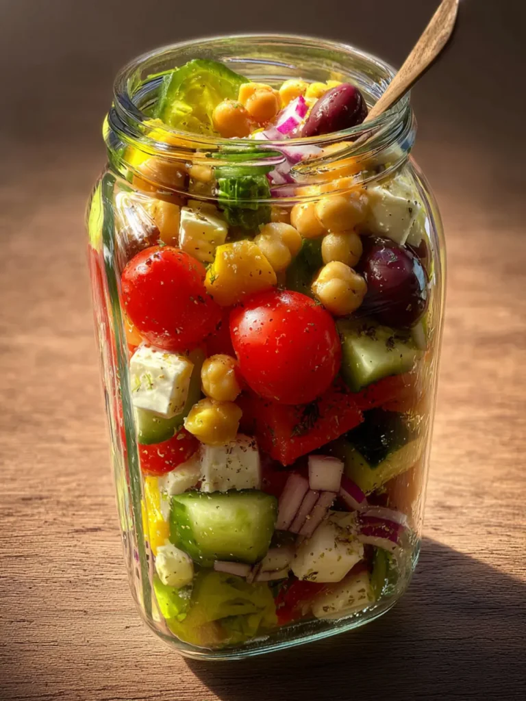 Greek salad jar First Image