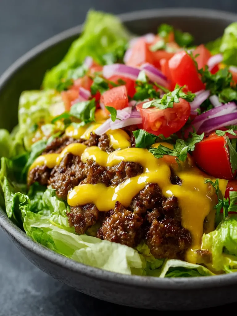 Low Carb Cheeseburger Bowl First Image