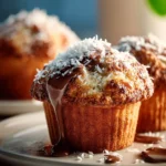 Nutella Coconut Muffins First Image